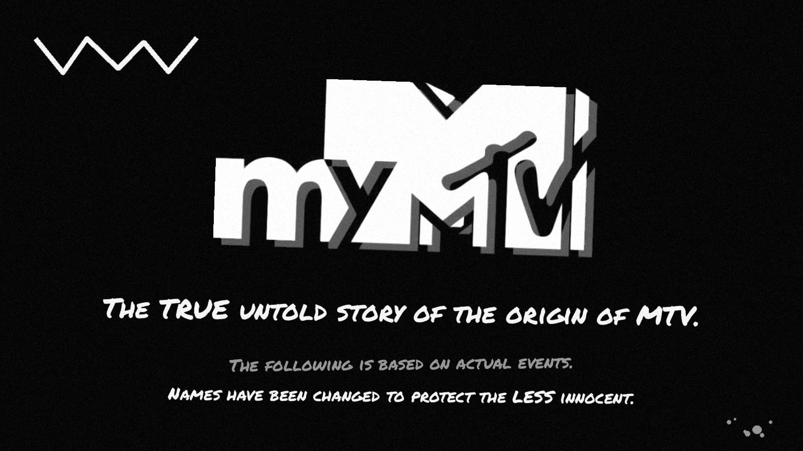 Teaser key art for My MTV, a feature documentary from Rampage New Media